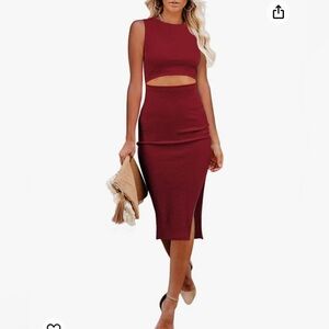 Euc red body on red dress